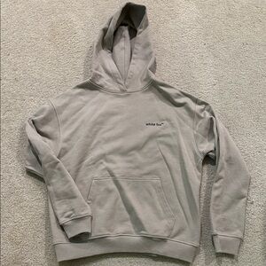 White Fox Gray Hoodie